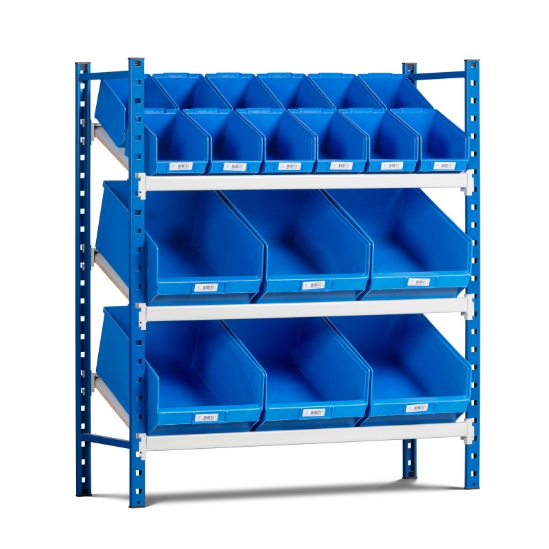 Picking charge legère Rang'Eco Stockage picking tablettes inclinées - Élément départ